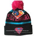 OEM Produce Customized Design Cartoon Acrylic Winter Knitted Jacquard Beanie Hat